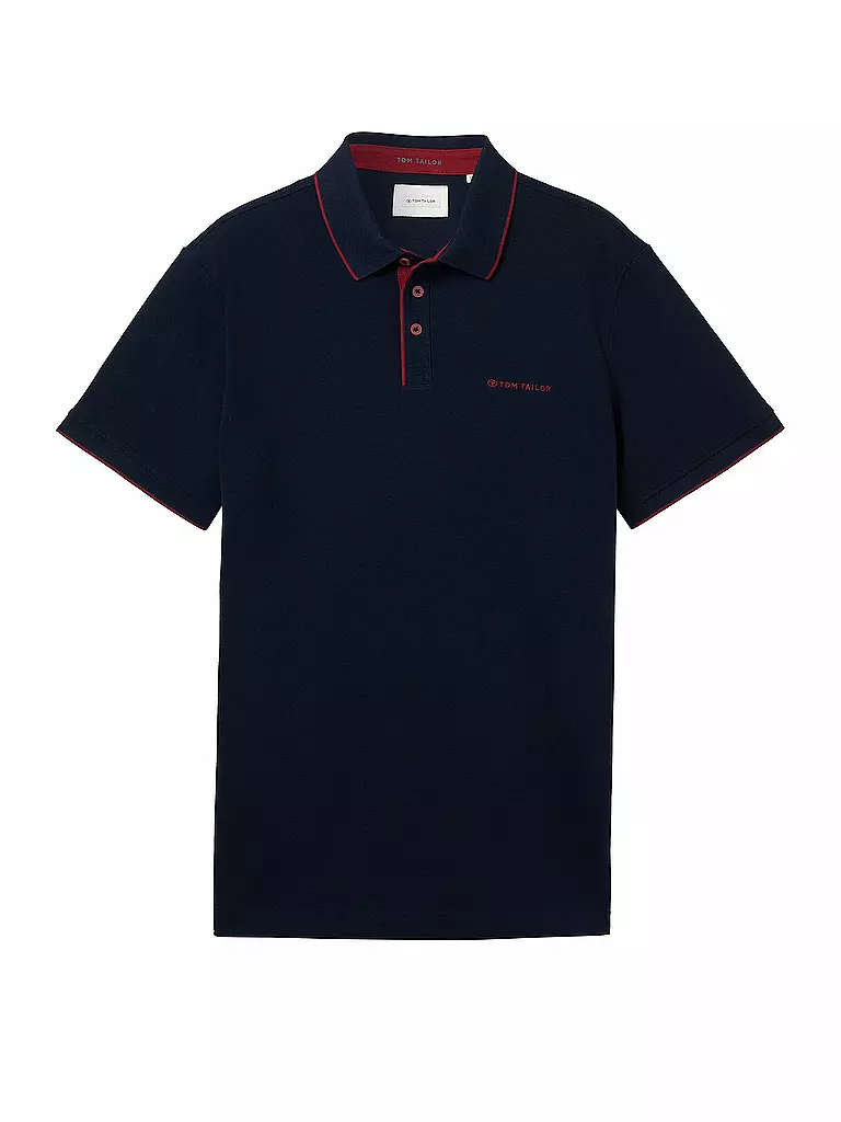TOM TAILOR Poloshirt Regular Fit dunkelblau