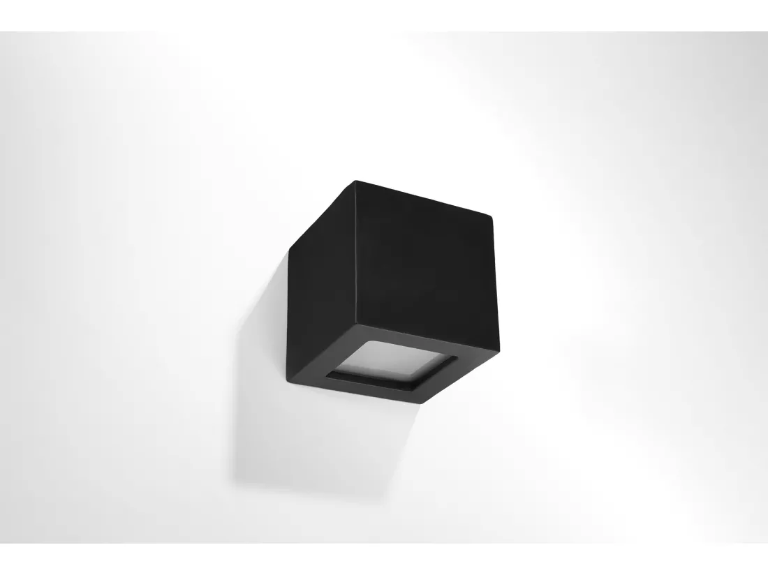 Sollux LEO Appliques Up & Down Noir E27