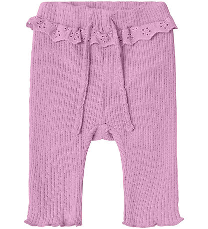 Name It Hosen - Strick - NbfLona - Pastel Lavender