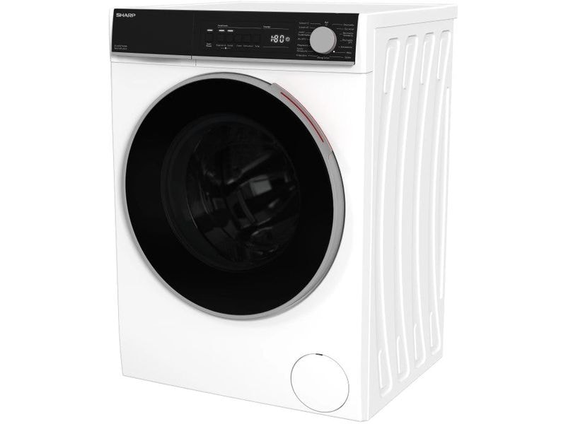 Sharp Waschmaschine ES-NFB714CWA-DE Links Frontloader mit 7 kg Ladekapazität