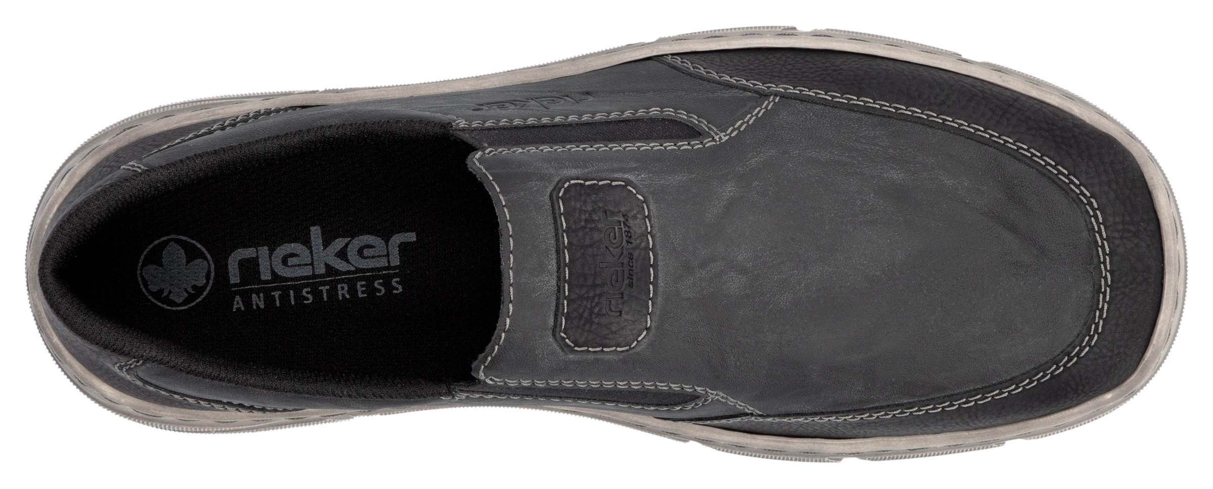 Rieker Slipper  , Slip-on Sneaker, Halbschuh, Schlupfschuh mit beidseitigem Gummizug