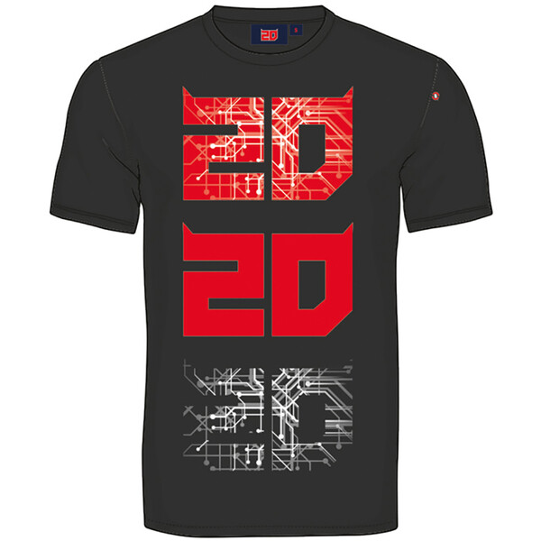 Fabio Quartararo - T-shirt FQ20 Noir / Rouge