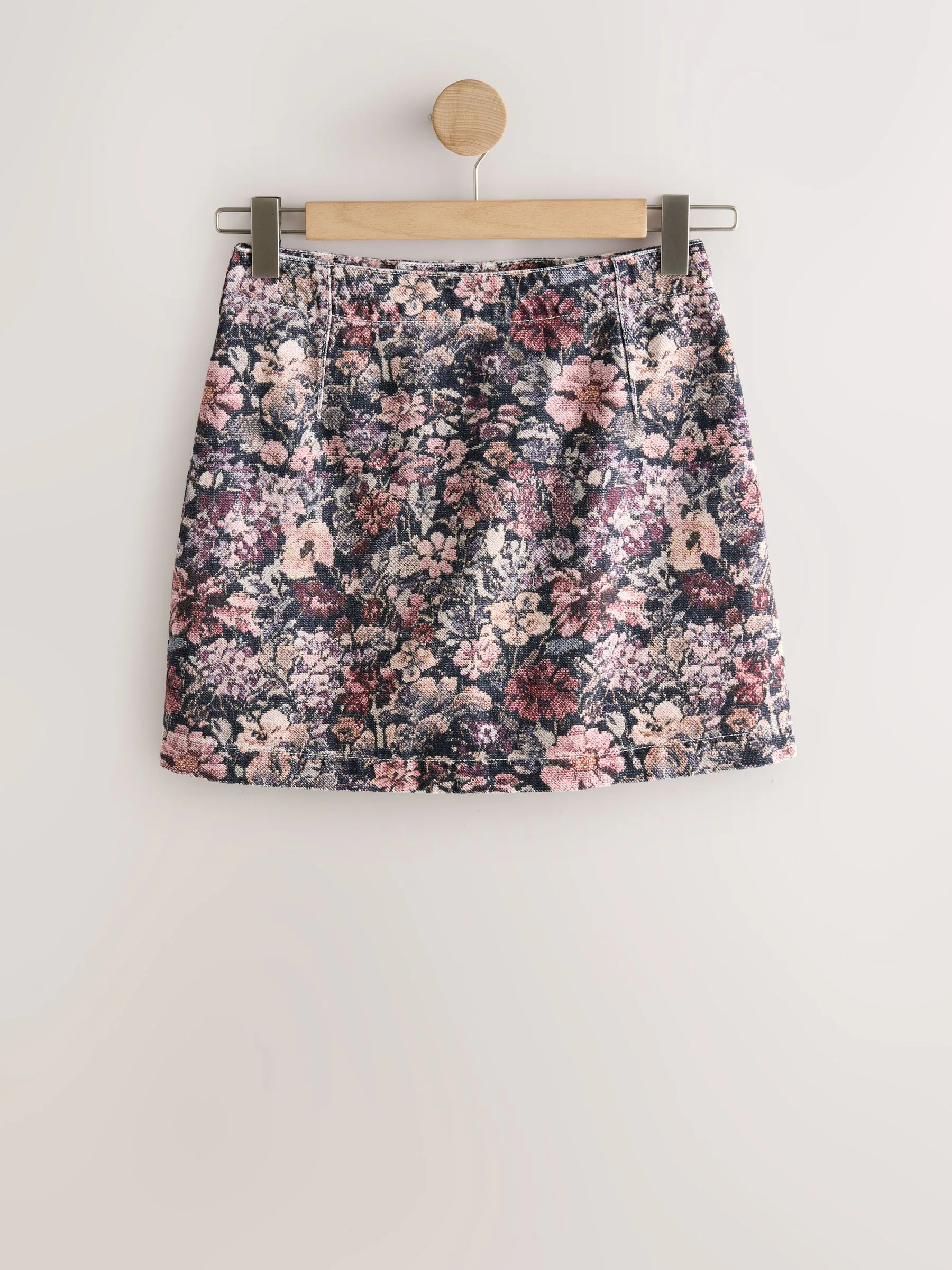 Tapisserie Bloemen - Denim minirok