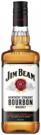 Jim Beam Witte bourbon whisky klein