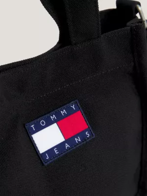 Sacola pequena de lona com emblema