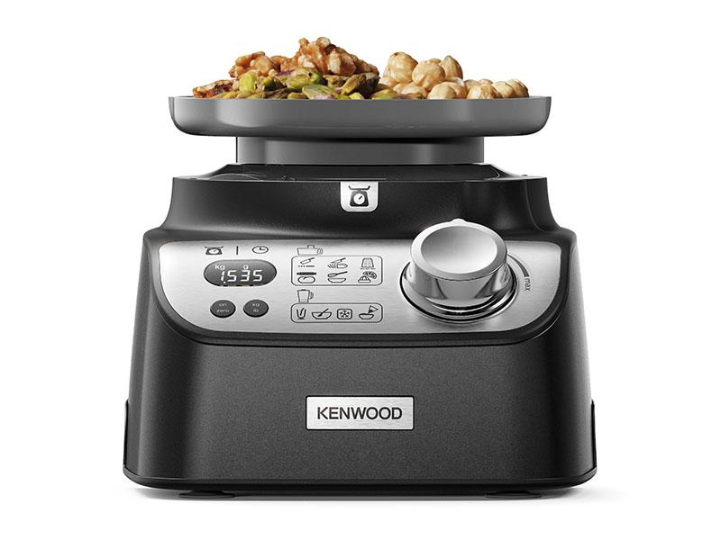 Kenwood Food Processor MultiPro XL Weigh  FDM72.990SS, Grau Küchenmaschine mit eingebauter Digitalwaage und dem Count-up-Timer