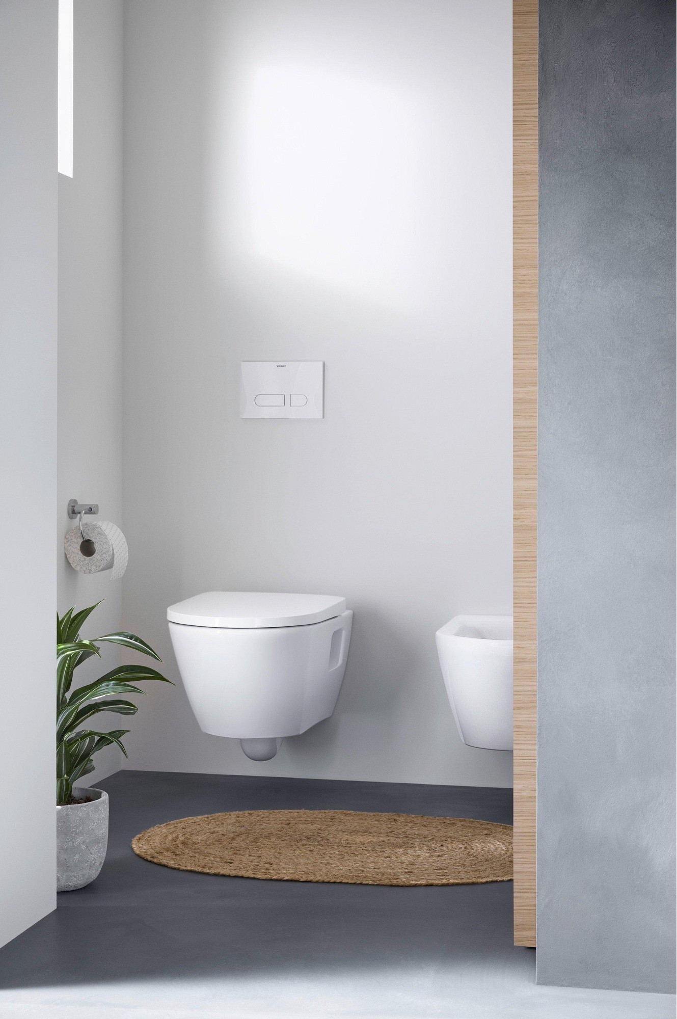 Duravit D-Neo randloos toilet wit glans