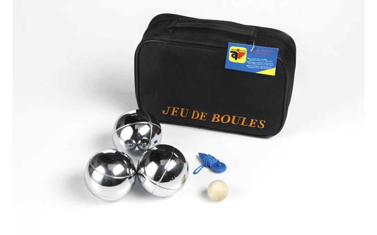 Jeu de Boules 6 chroom ballen in tas