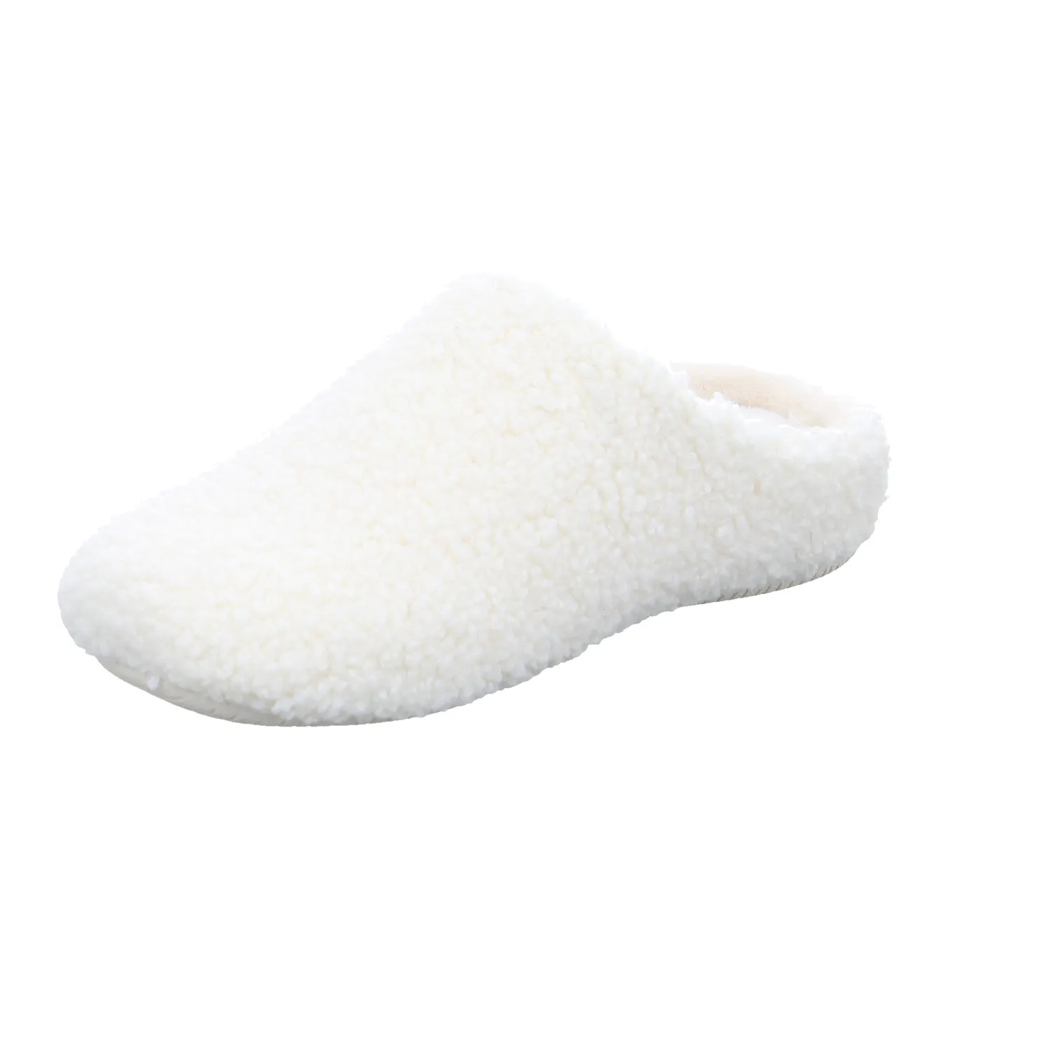 VERBENAS Hausschuh Offwhite Textil