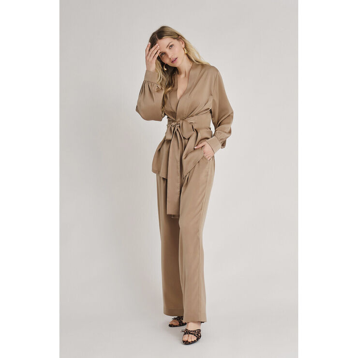 A-VIEW Anna shirt Camel