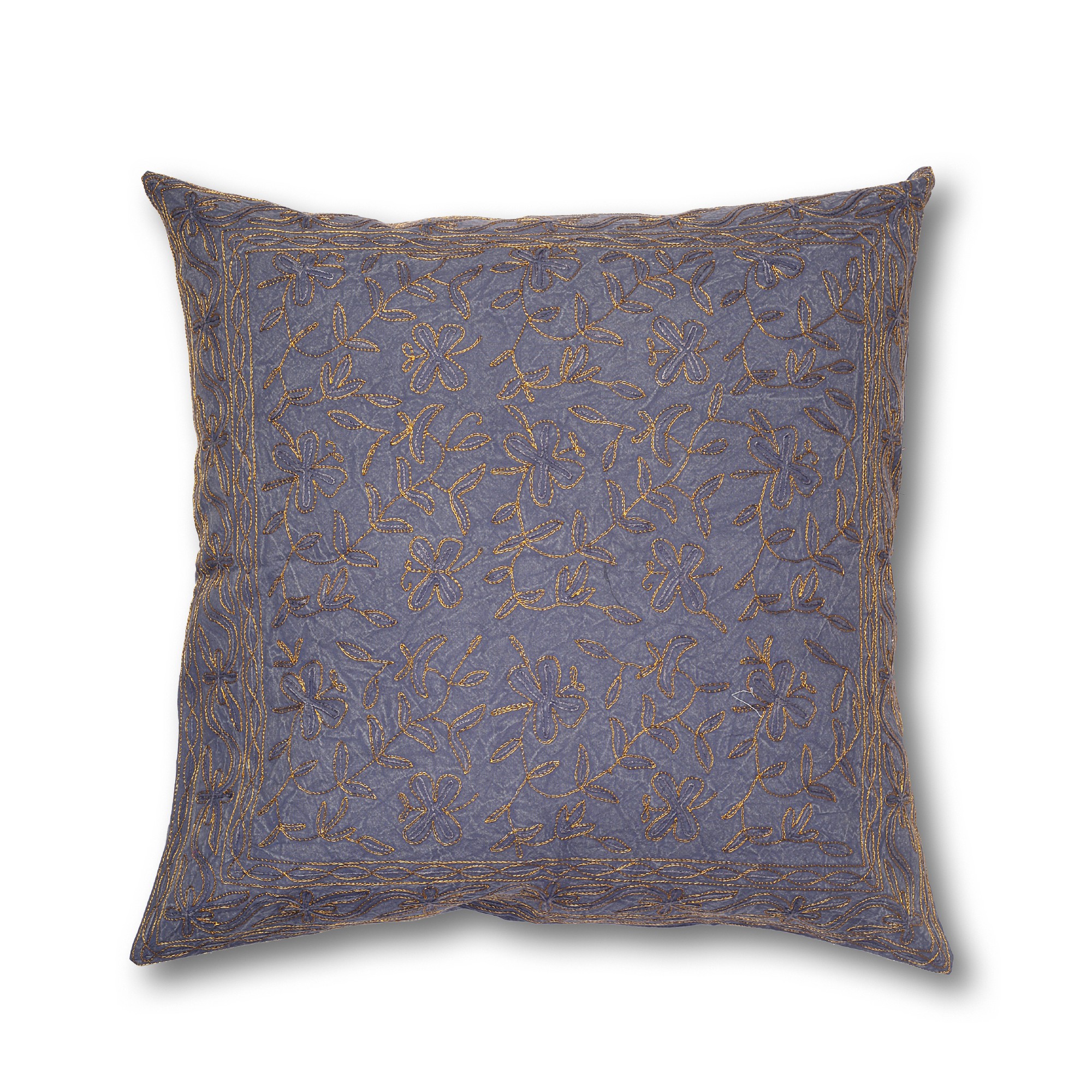 Kissenhülle 'Khatri', blau, B 60 cm, H 60 cm von fischer's lagerhaus