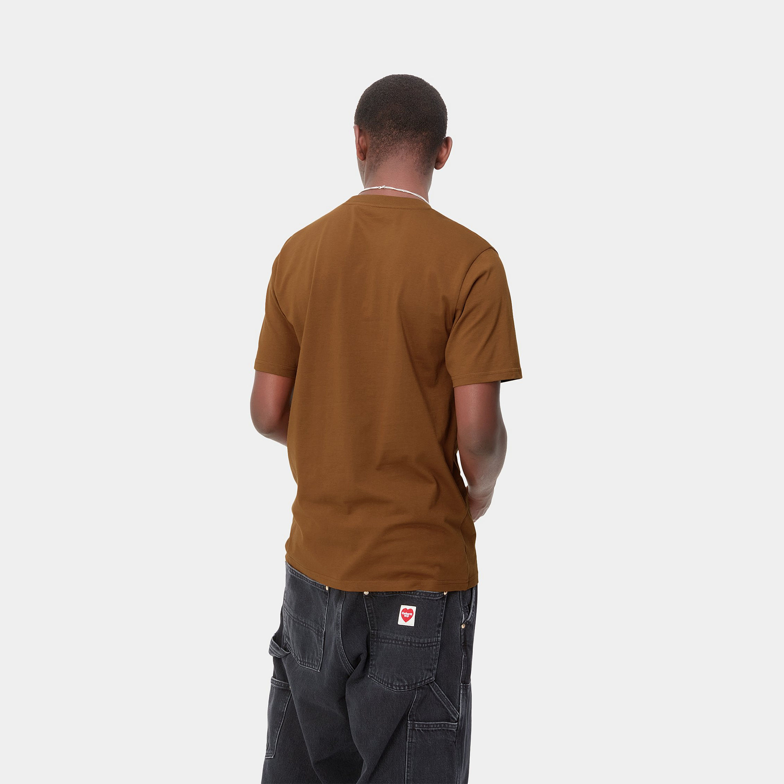 Carhartt WIP SS Script T-Shirt Dove Grey / Wax