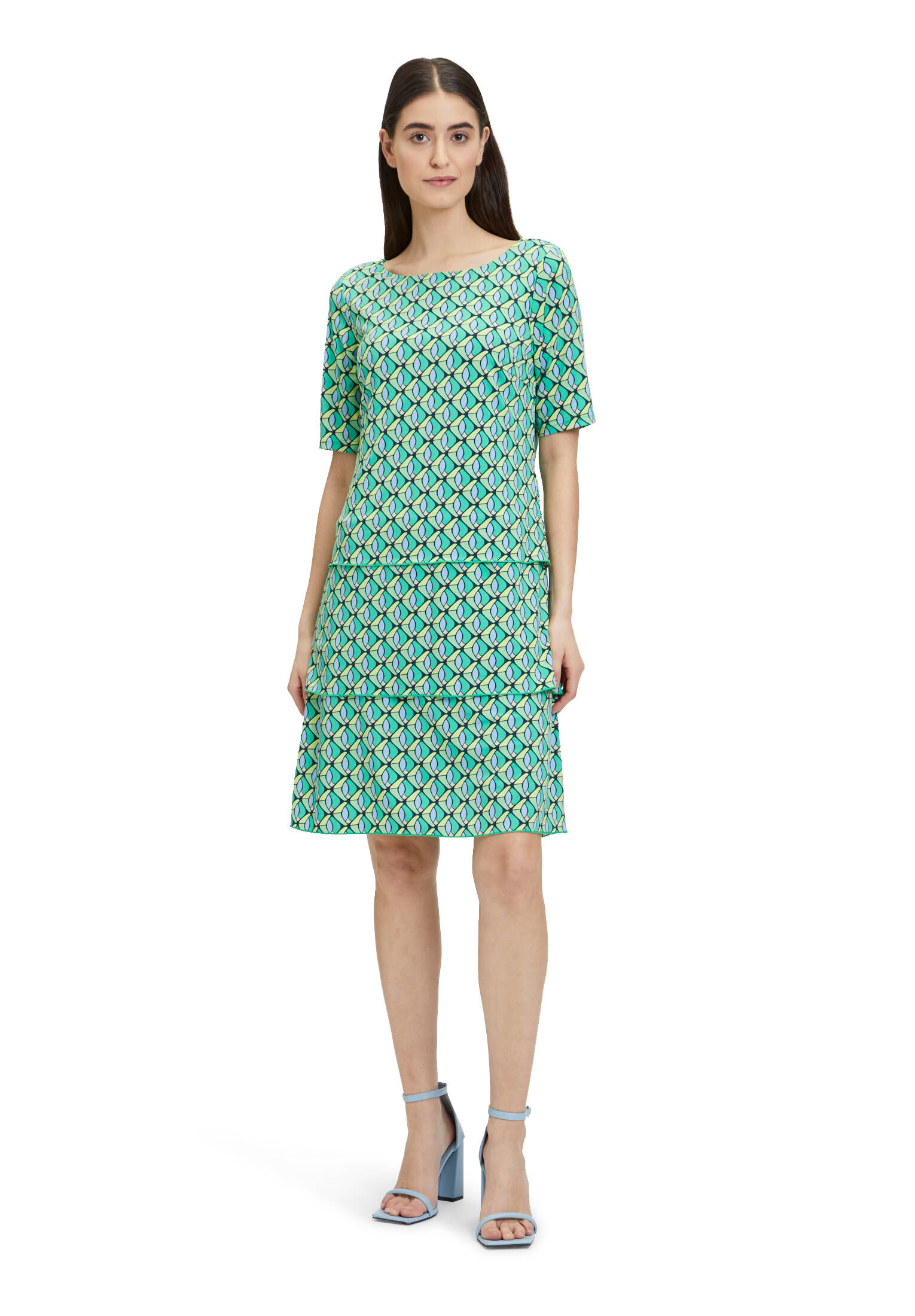 Betty Barclay| Damen Stufenkleid kurzarm