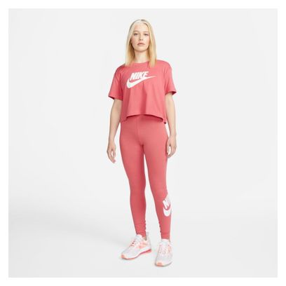 Collant Nike Sportswear Essential Archaeo Rose Blanc