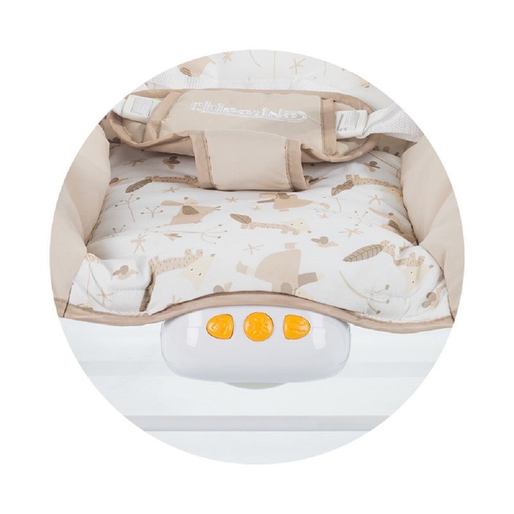 Chipolino Musik und Vibrationsbox für Reisebetten, Laufställe und Babywippen