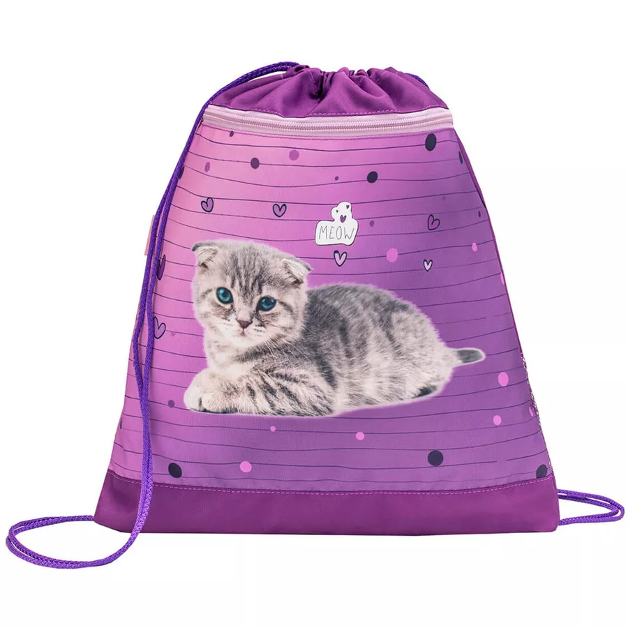 Belmil Schulranzen Mini Fit Schulranzen Set 5-teilig mit Brustgurt Little Caty
