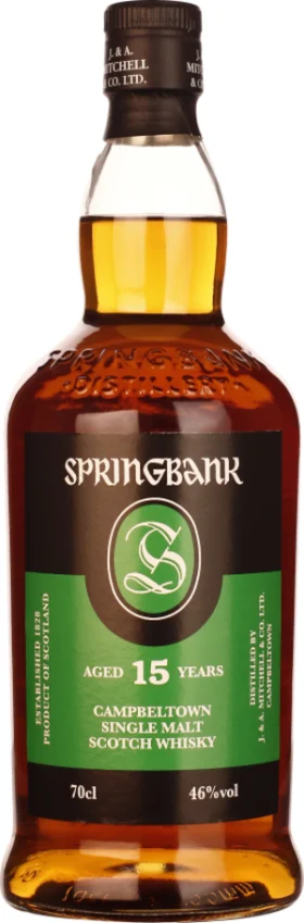 SPRINGBANK 15 YEARS SINGLE MALT 70CL