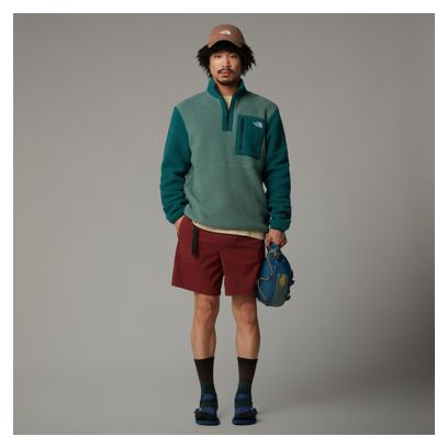 Polaire The North Face Yumiori 1/4 Zip Vert Homme