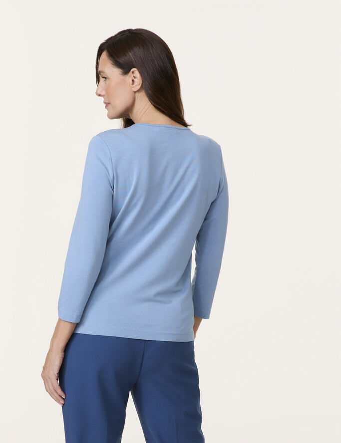 Gerry Weber T-SHIRT 3/4 SLEEVE Cloud