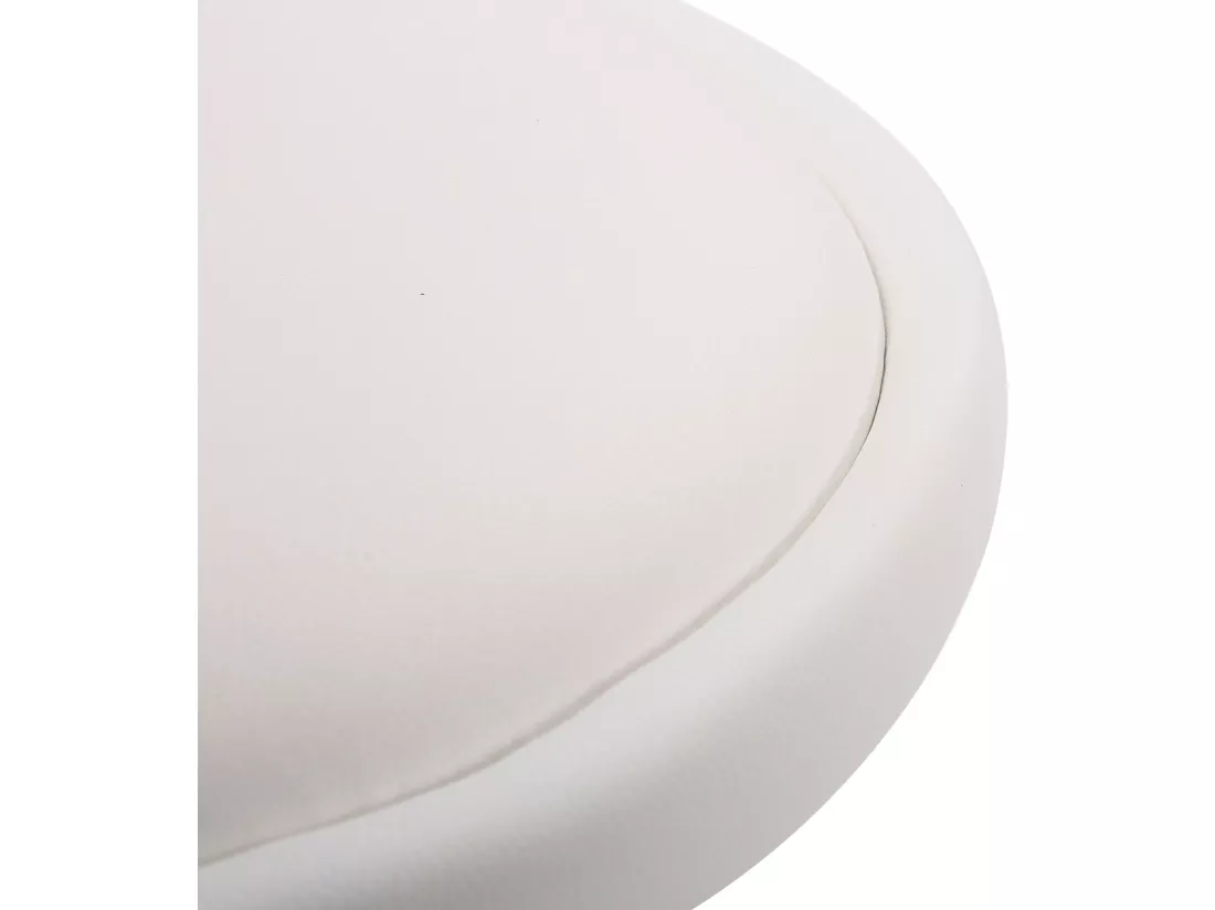 Tabouret de bureau - Similicuir - Blanc - Teramo