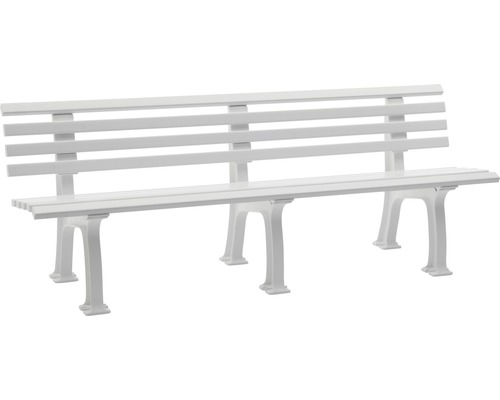 Tuinbank Blome Juist, kunststof, 4-zits, wit