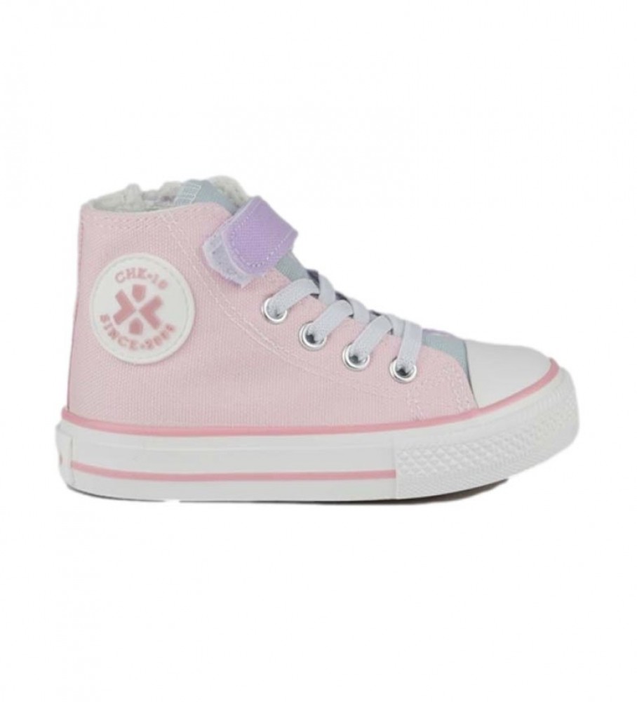 Botas de cano curto rosa Chika10 Lito 29