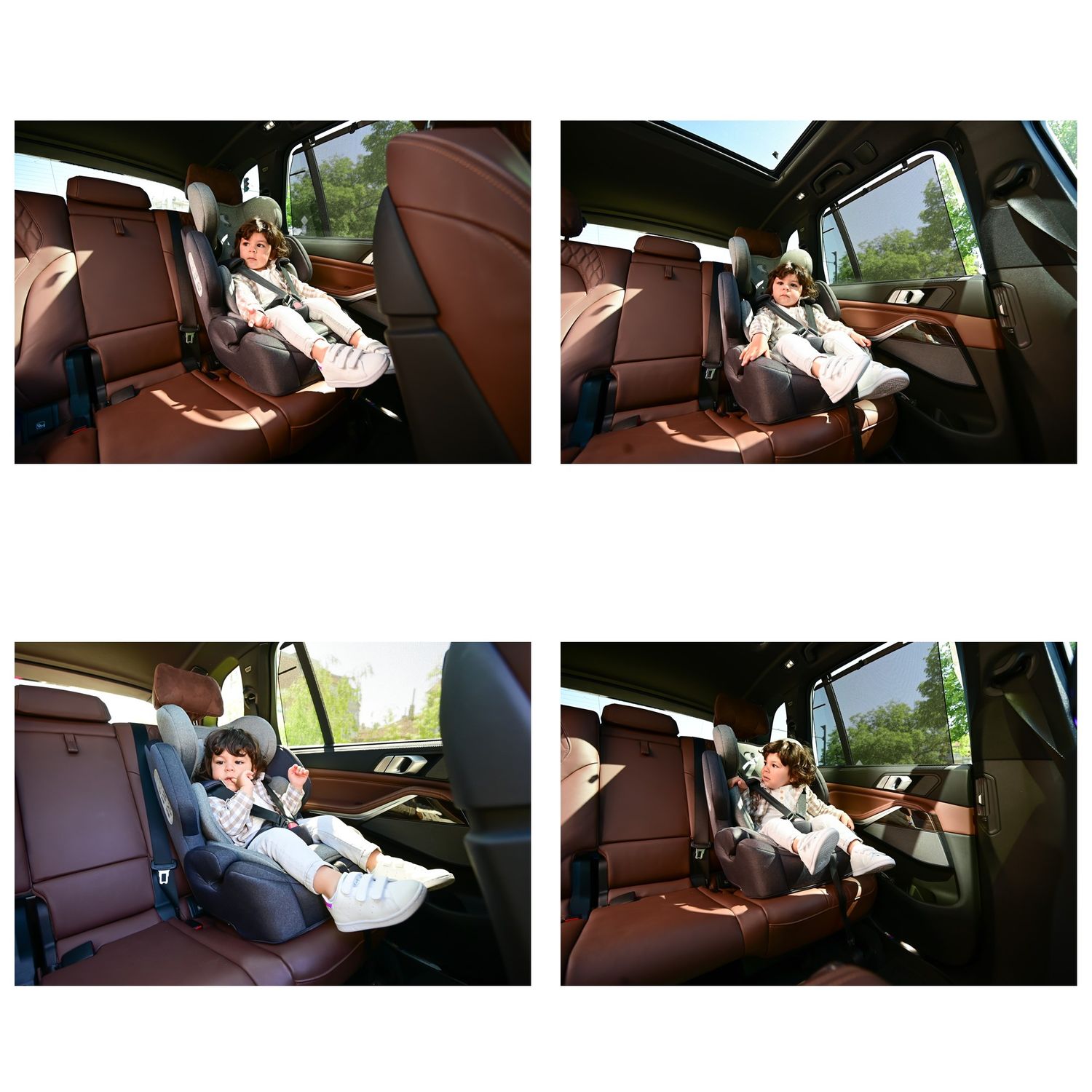 Lorelli Kindersitz Andromeda i-Size (76-150 cm) Isofix, Top Tether, verstellbar beige