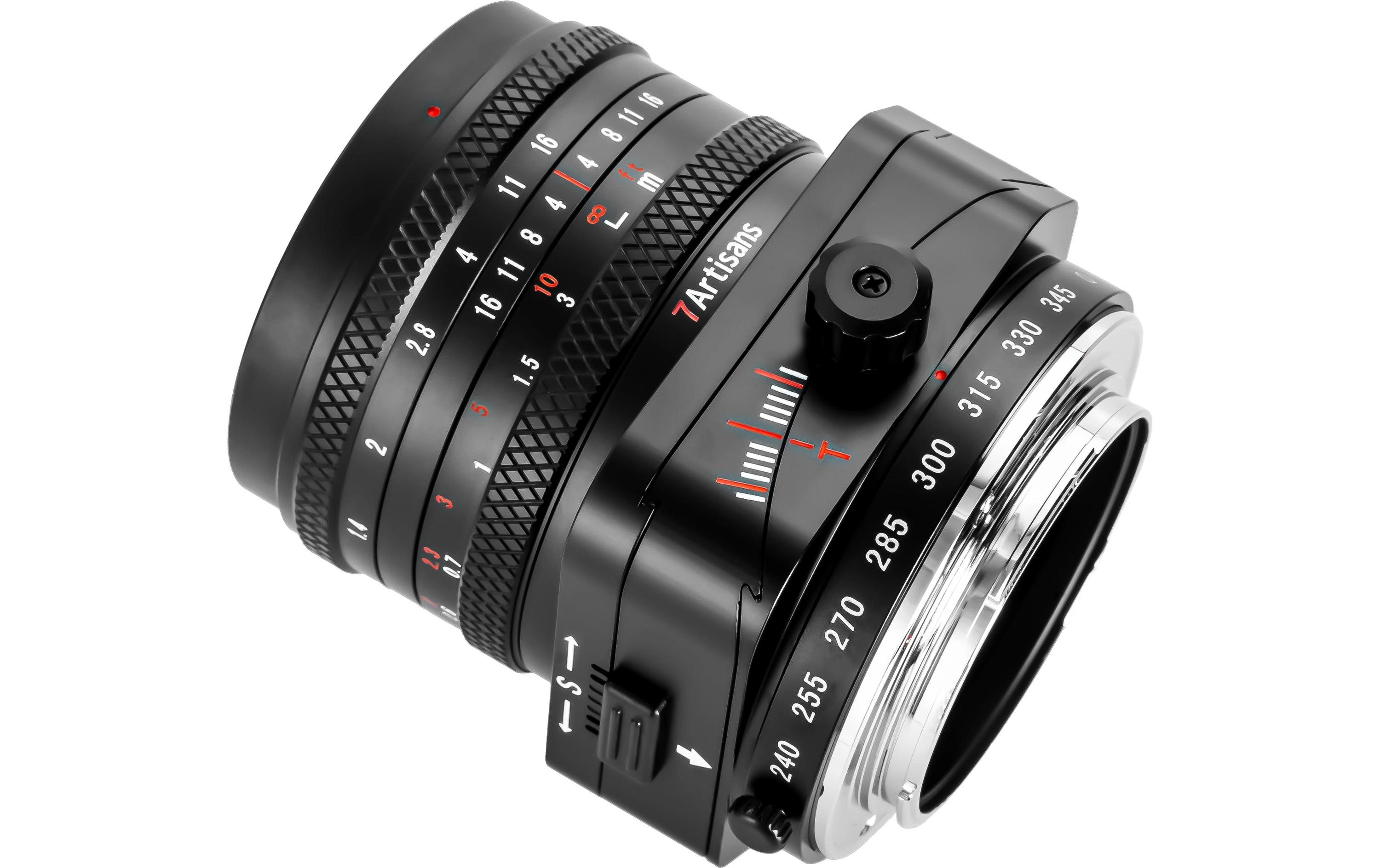 Festbrennweite 50mm F/1.4 – MFT<br>Tilt-Shift-Objektiv für Fuji X-Mount Kameras (Vollformat und APS-C)