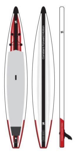 Surfpistols Performance Race / Sup Gonflable 12'6