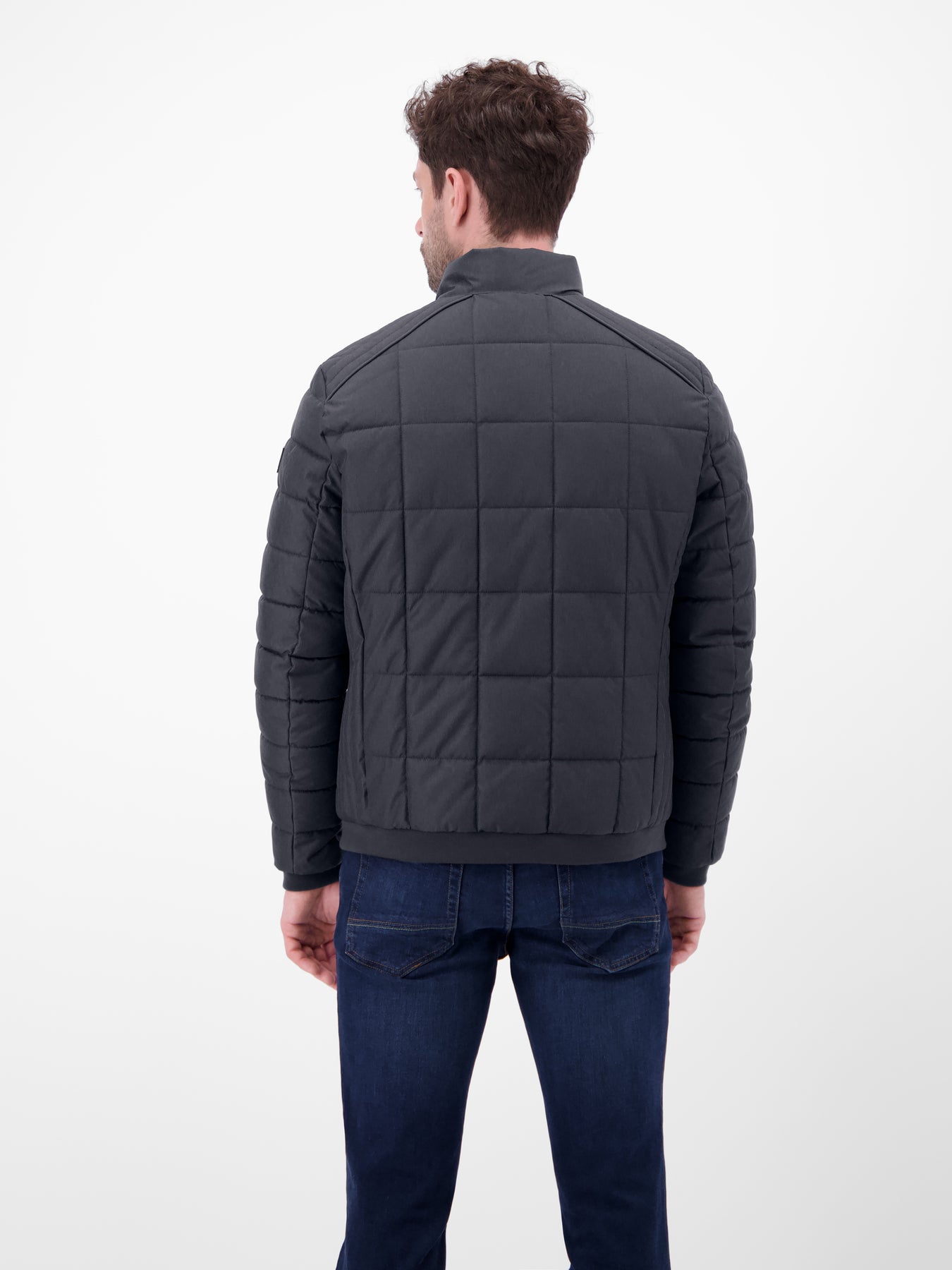 Steppjacke in Woll-Optik