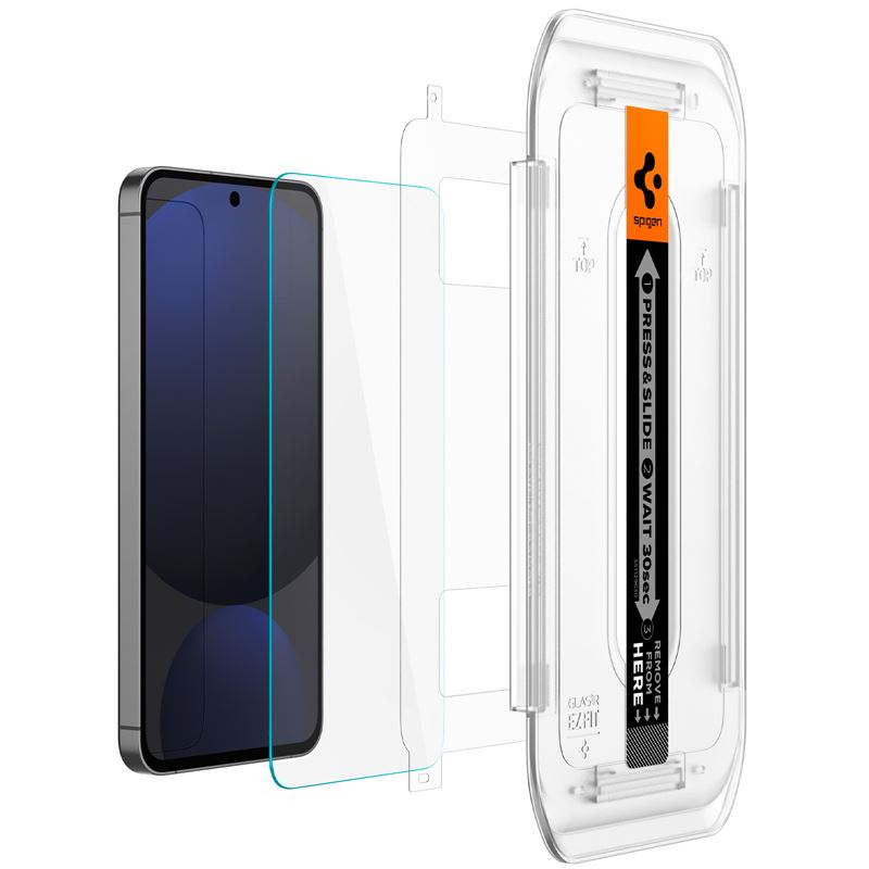 (2er Set) Samsung Galaxy A56 / S24 FE Glass Tr EZ Fit HD Panzer Glas Case Friendly   Montagerahmen (AGL08729)