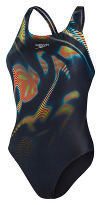 Maillot de Bain Femme Speedo Eco  Placem Dig Power Noir