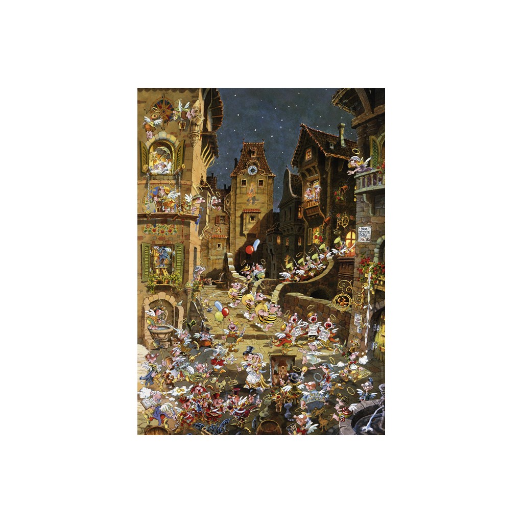 Puzzle - Romantic Town By Night de Michael Ryba – 1000 Pièces