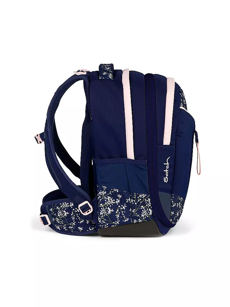 SATCH Schulrucksack Match Bloomy Breeze dunkelblau