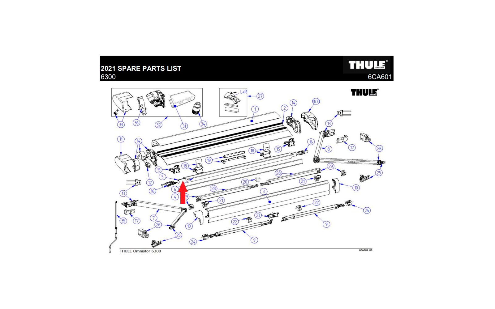 Thule Ersatztuch