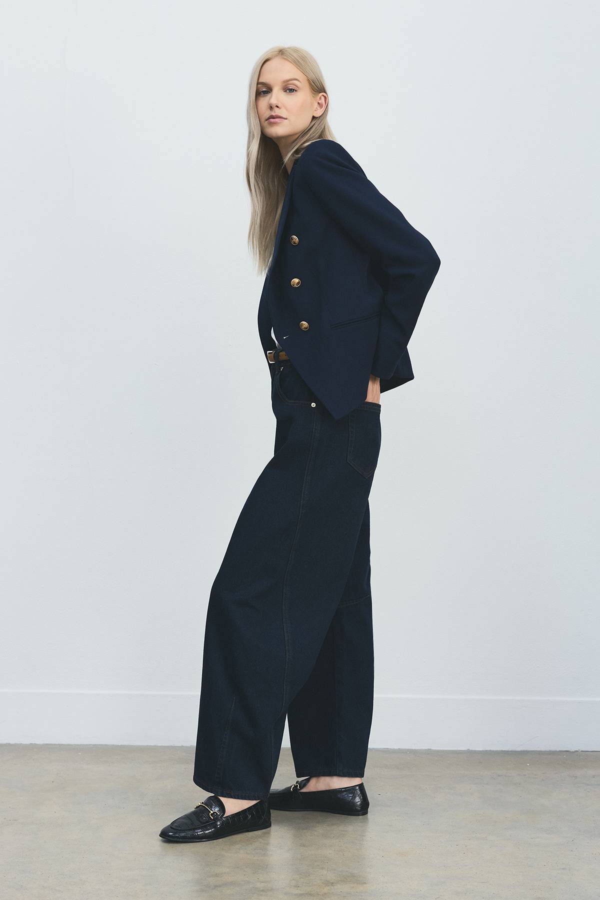 KarenMillen Blazer Militaire Ajusté à Boutons