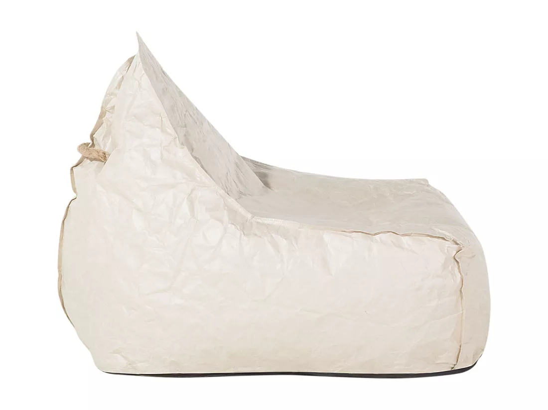 Pouf poire 200 L DROP 63 cm 75 cm Beige clair