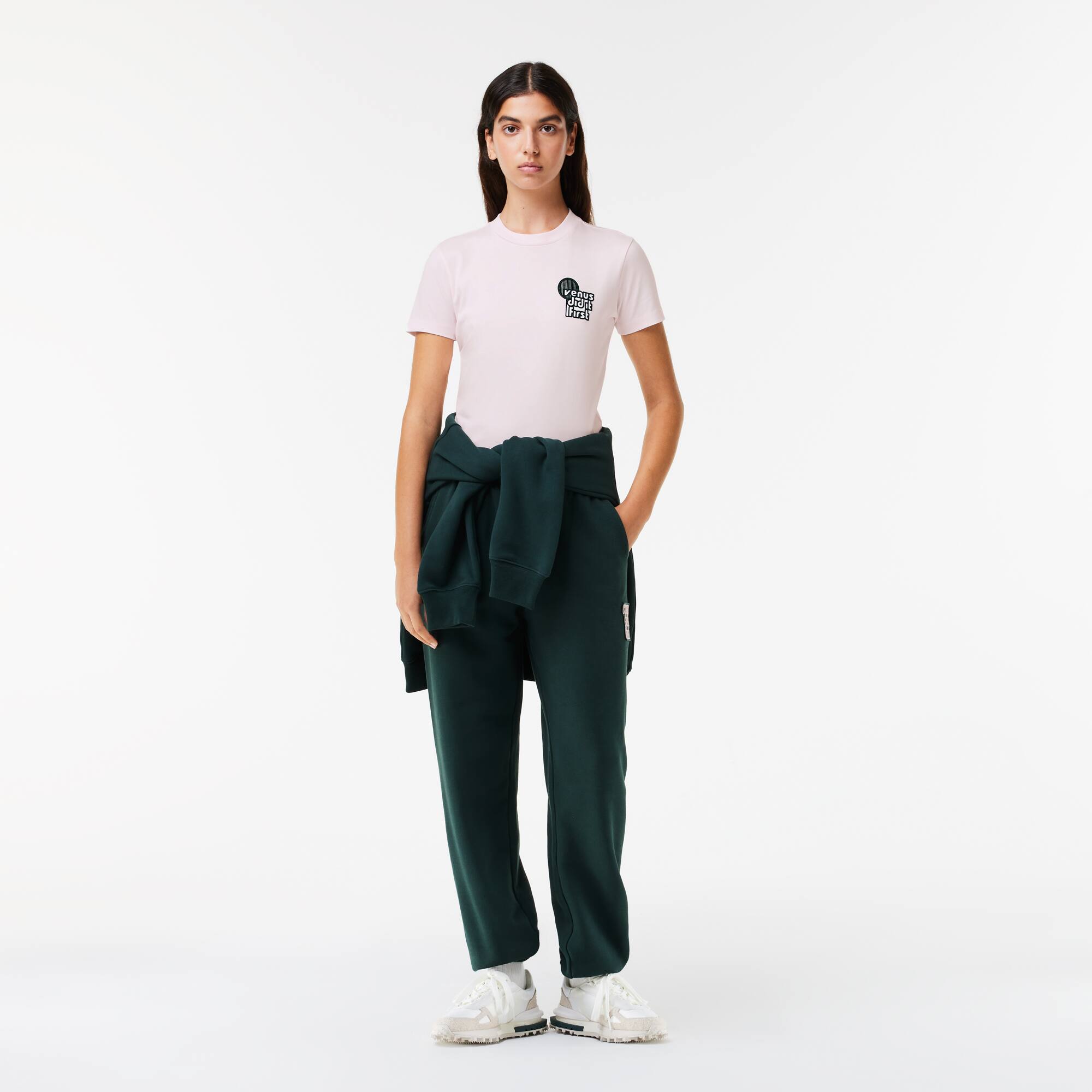 Lacoste x Eleven by Venus T-Shirt aus Baumwolle Lacoste X EleVen by Venus Williams - Rosa - Lacoste - Damen