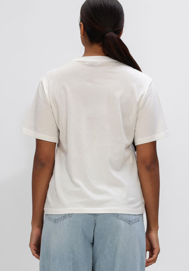 witte anine bing tops & t-shirts louis tee bing tour ivory