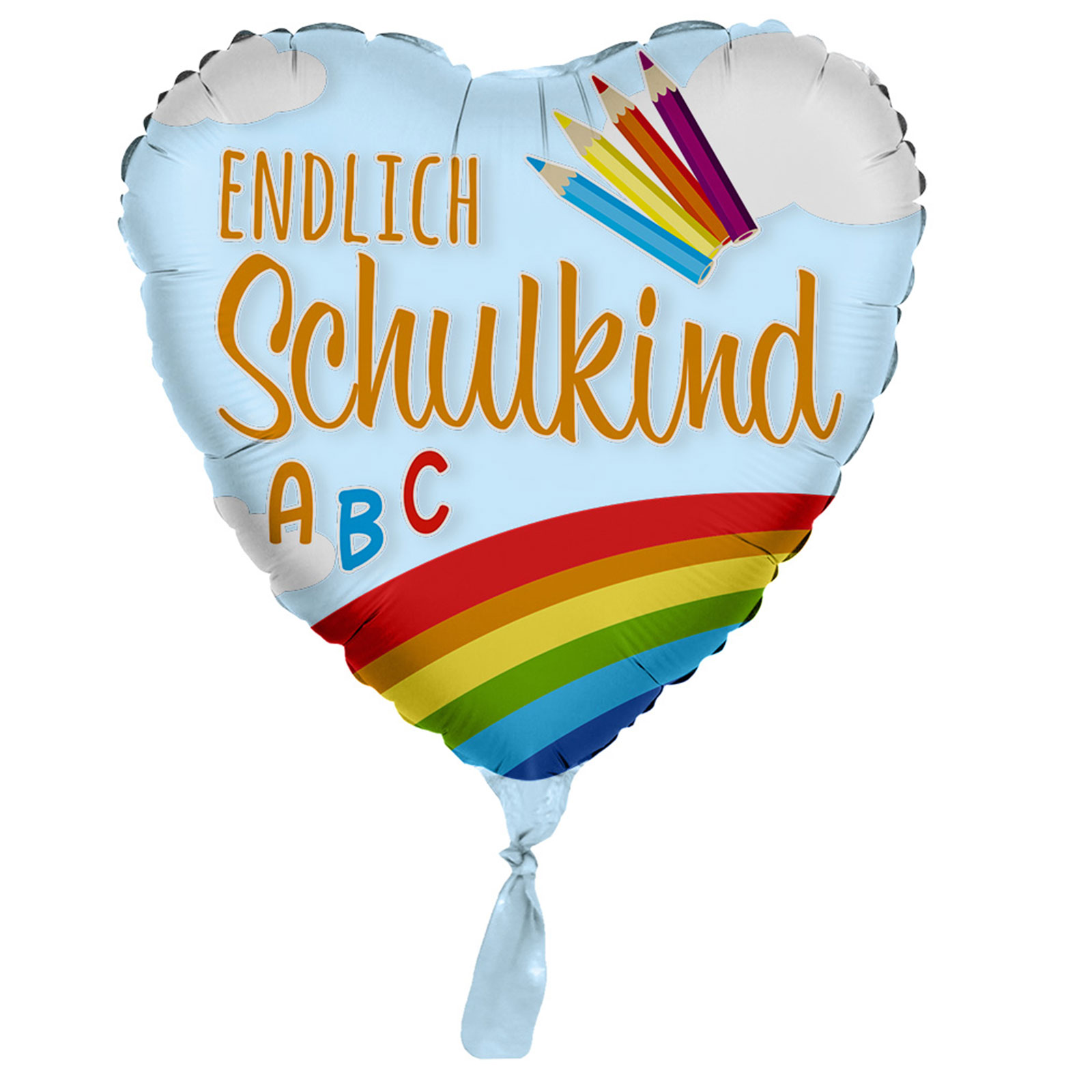 Folienballon - Endlich Schulkind - 23 cm