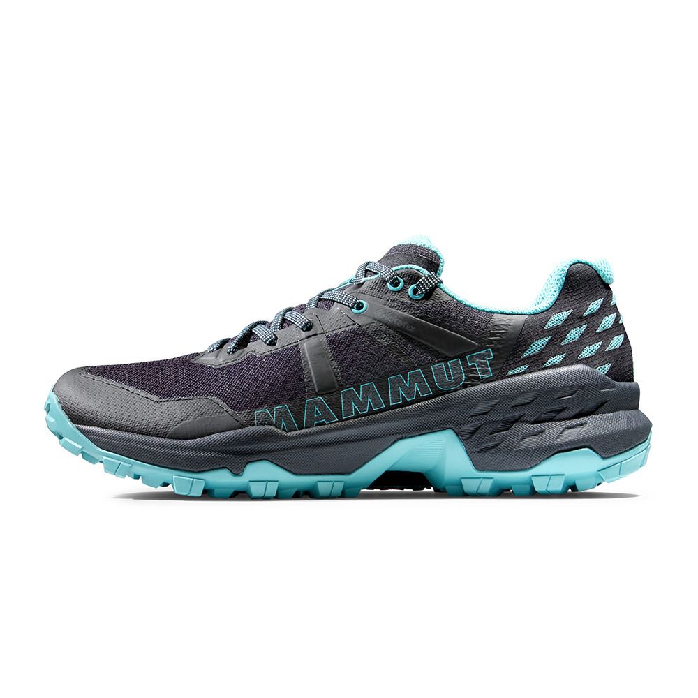 Mammut SERTIG II LOW GTX - Chaussures randonné Femme black/dark frosty