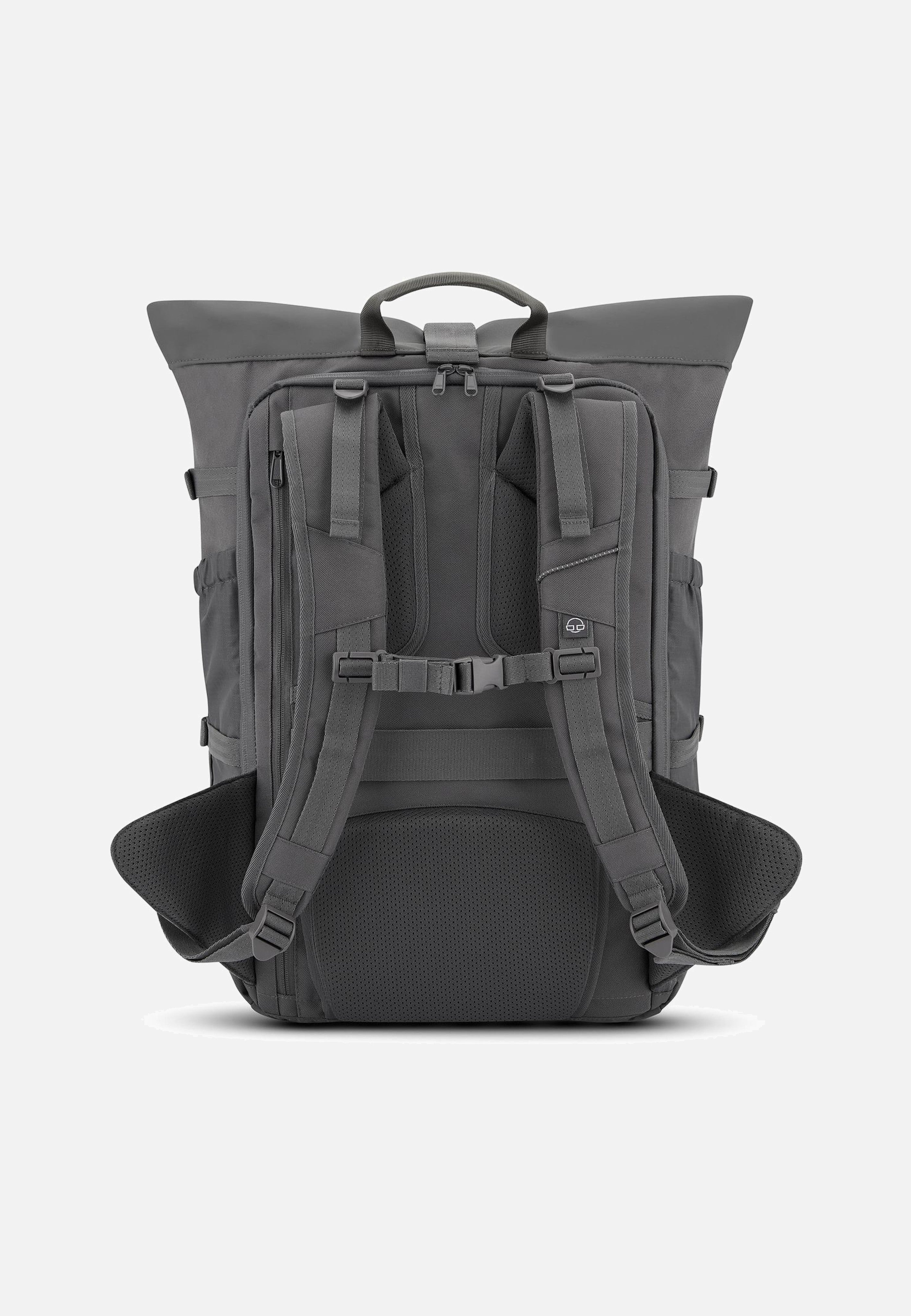 Allen Large Travel Dunkelgrau - Rolltop Rucksack