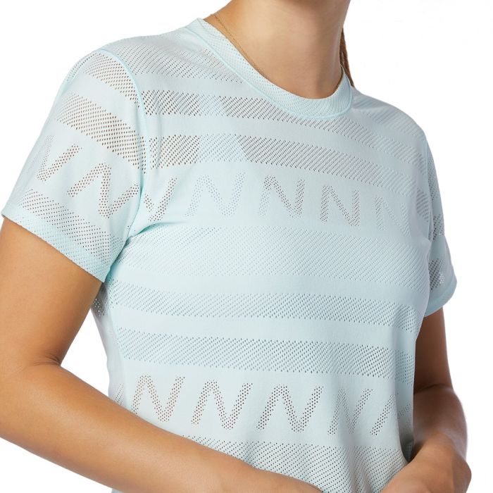 Q Speed Jacquard Short Sleeve Women løbe-T-shirt