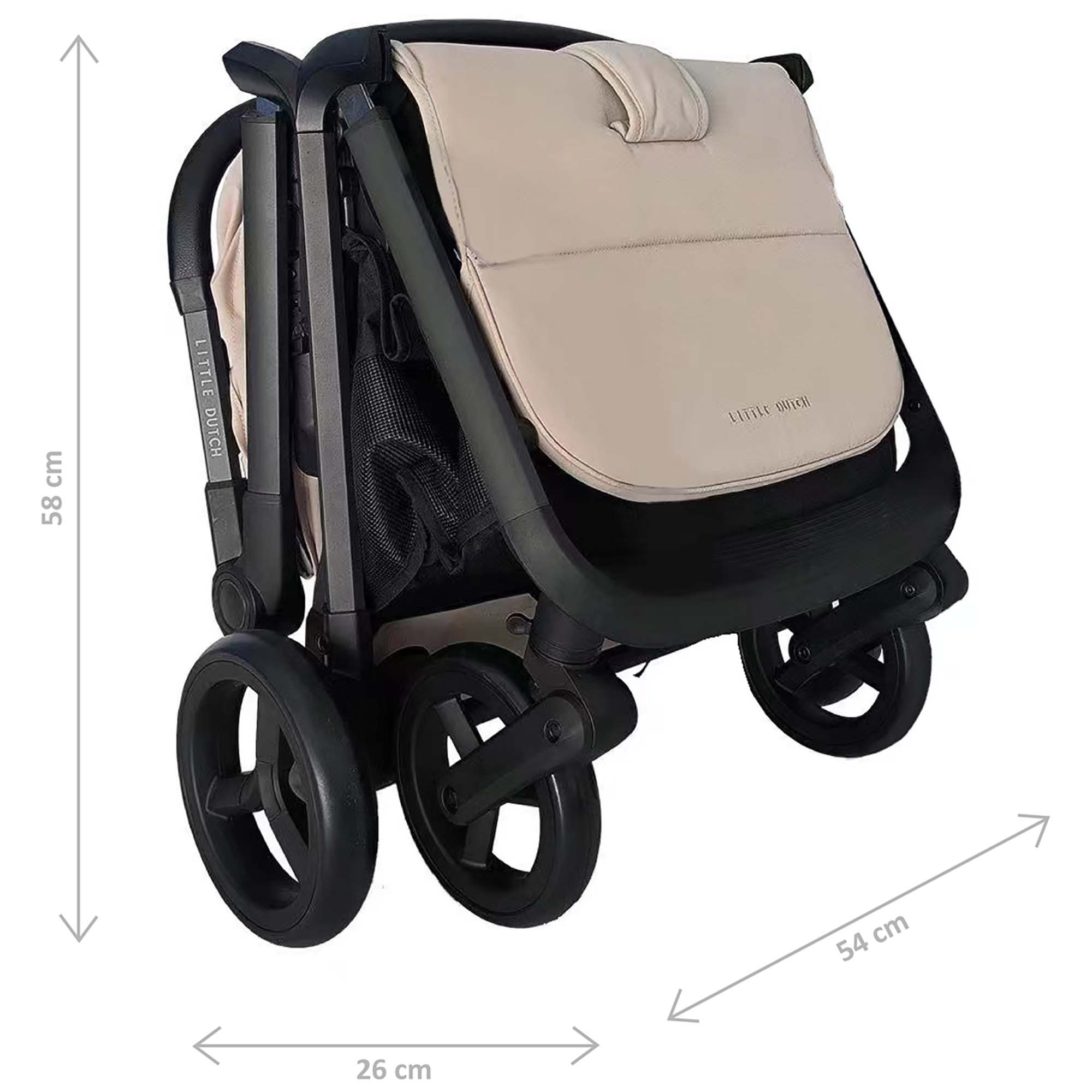 Little Dutch Buggy Beigebrown