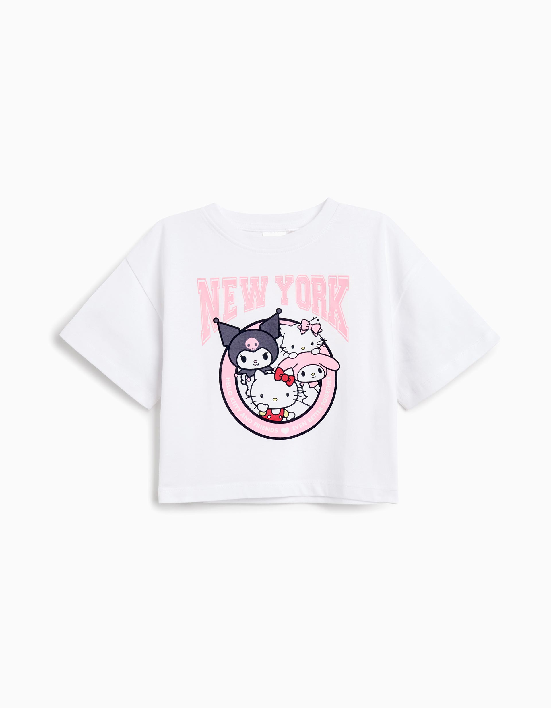T-shirt 'Hello Kitty', Menina, Branco