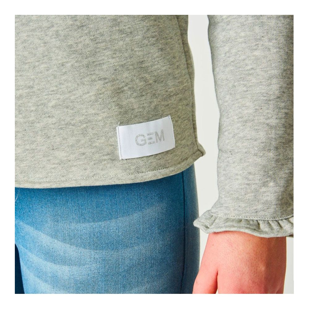 Gem NATCHOU - Sweat Femme gris