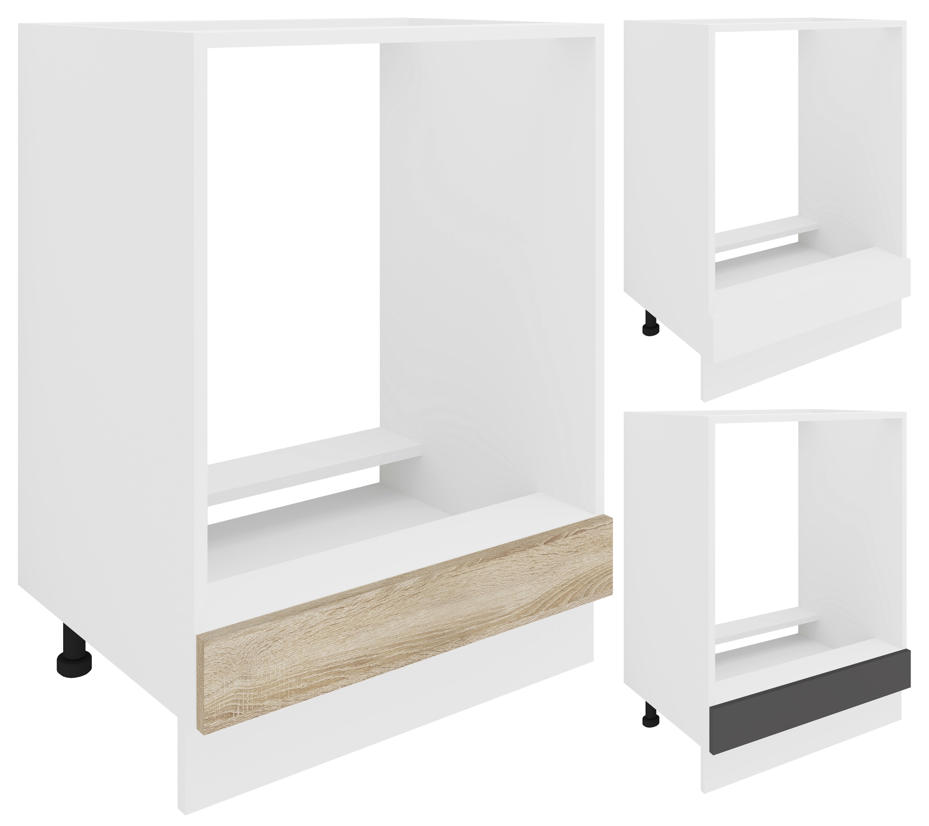 VCM Ofenschrank Breite 60 cm Herdumbauschrank Herdschrank Backofenschrank Esilo