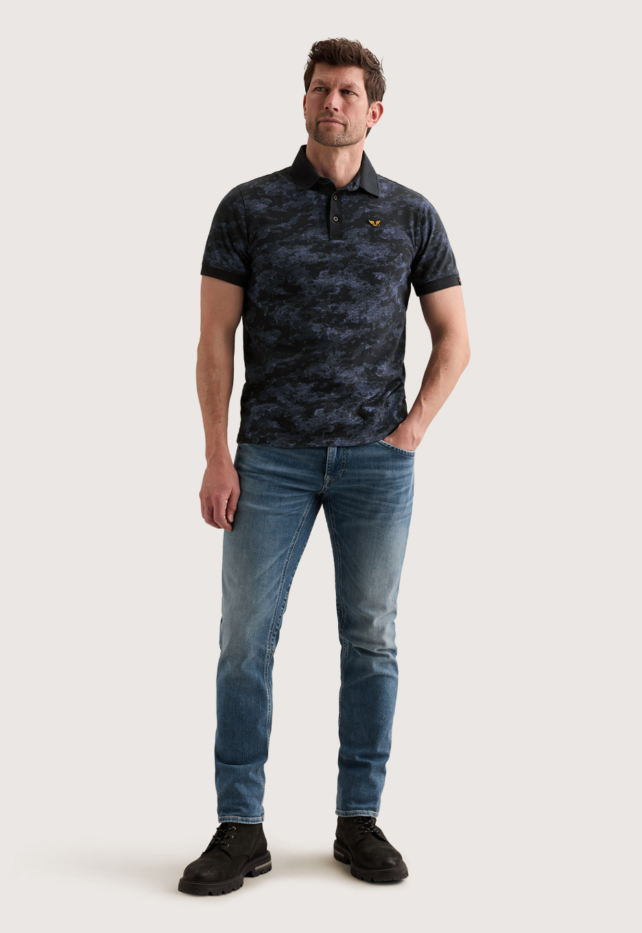 PME Legend Slub Jersey Polo