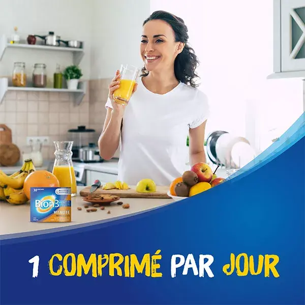 Bion 3 Vitalité Complément Alimentaire Cure 1 mois - 30 comprimés