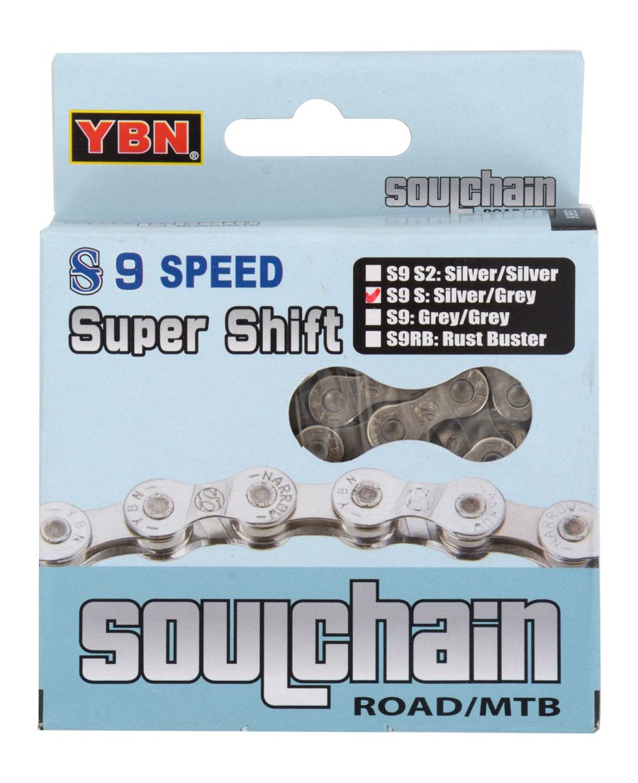 YBN S9s 9-fach Kette 116 Glieder inkl. QR Safety Links kaufen | Bike-Discount
